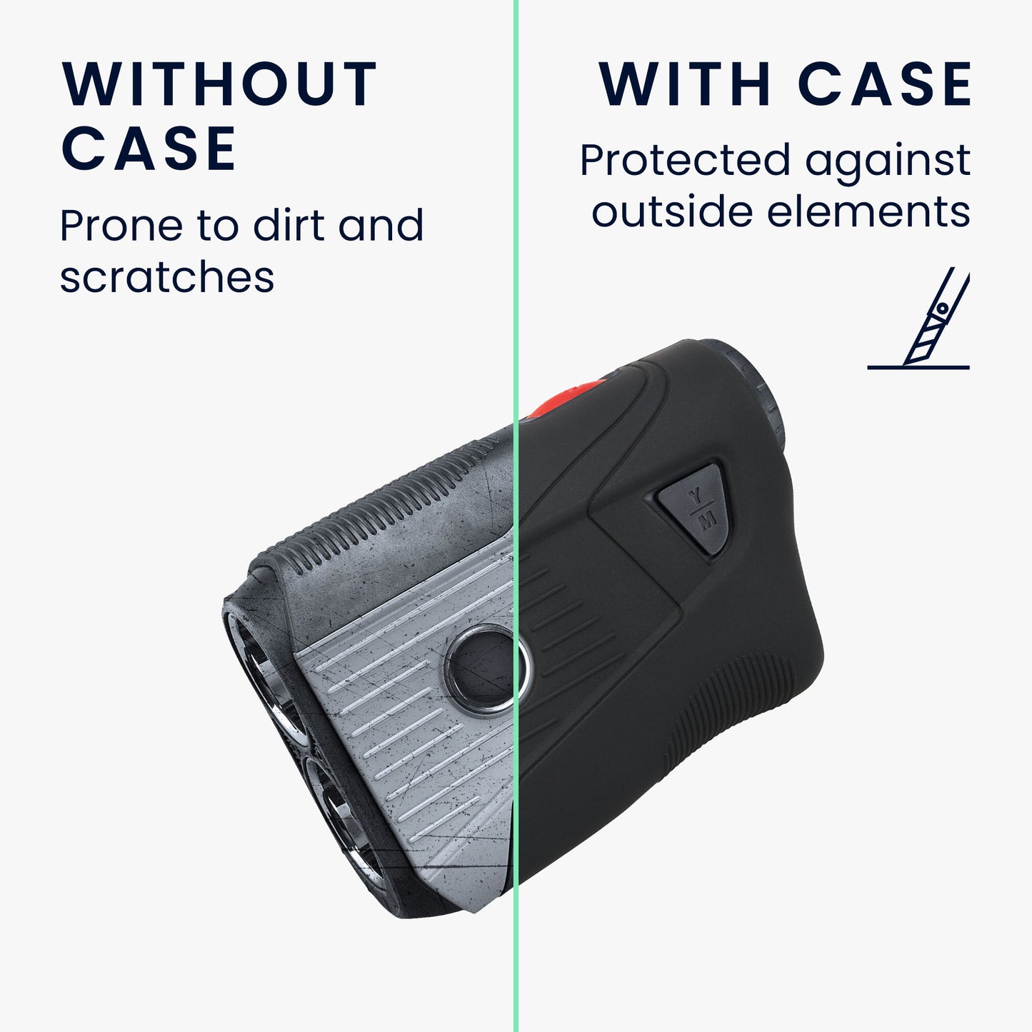 kwmobile Hülle kompatibel mit Bushnell Tour V5 / Tour V5 Shift Case für Entfernungsmesser Golf Zubehör