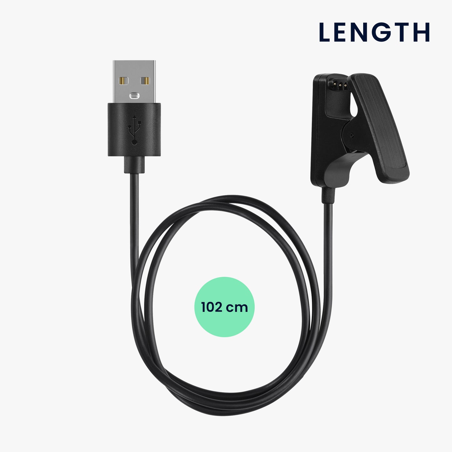 kwmobile USB Kabel Charger kompatibel mit Garmin MARQ Ladekabel Smart Watch Ersatzkabel Fitnesstracker Aufladekabel