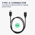 kwmobile USB C Ladekabel kompatibel mit Garmin Forerunner 55 Kabel Charger Smart Watch Ersatzkabel Fitnesstracker Aufladekabel