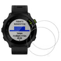 kwmobile 2x Echtglas Displayschutzfolie kompatibel mit Garmin Forerunner 55 Schutzglas - Displayschutz für Smartwatch aus Glas - Schutz Glas für Fitness Tracker Transparent  