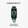 kwmobile Sportarmband kompatibel mit Huawei Band 6 & 6 Pro / Honor Band 7 & 6 Armband Großes Set Smartwatch Armband in verschiedenen Farben