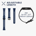 kwmobile Sportarmband kompatibel mit Huawei Band 6 & 6 Pro / Honor Band 7 & 6 Armband Großes Set Smartwatch Armband in verschiedenen Farben
