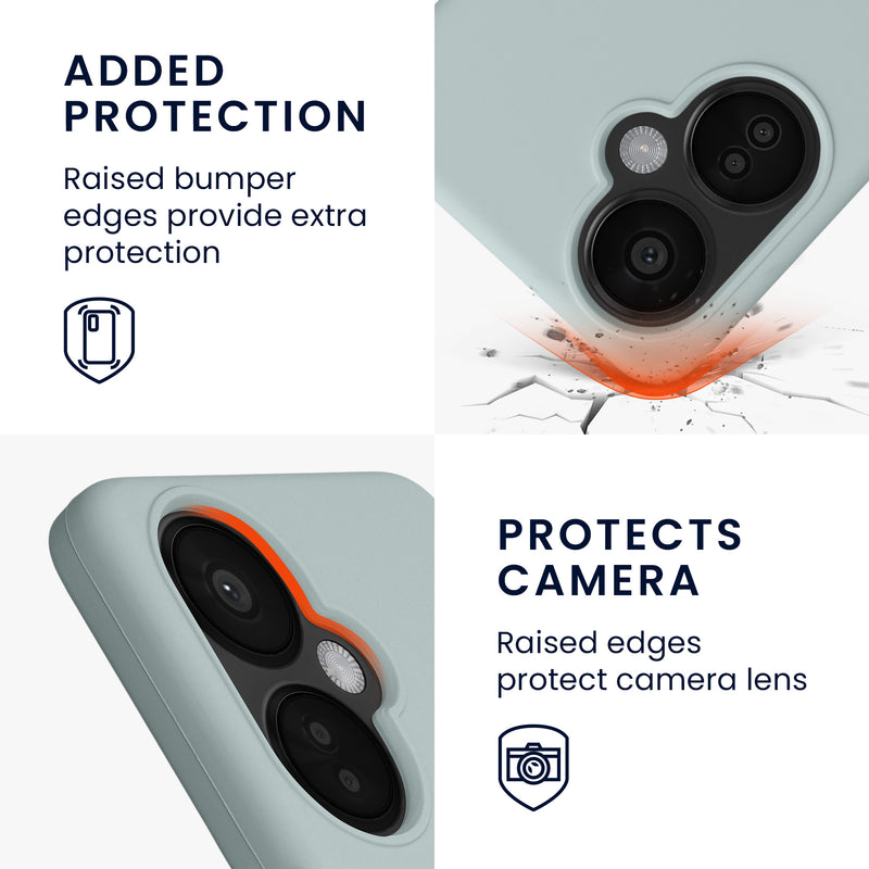 kwmobile Handyhülle für OnePlus Nord CE 3 Lite 5G / Nord N30 5G Hülle - Case - Kabelloses Laden - Schutzhülle Cover
