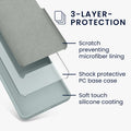 kwmobile Handyhülle für OnePlus Nord CE 3 Lite 5G / Nord N30 5G Hülle - Case - Kabelloses Laden - Schutzhülle Cover
