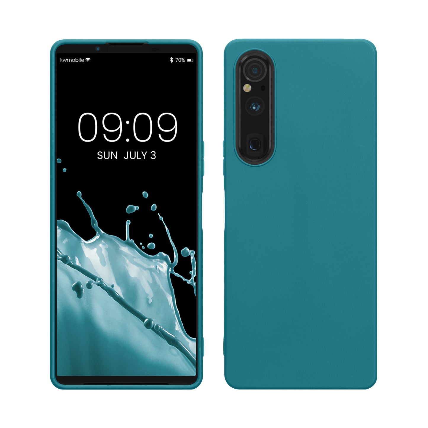 kwmobile Handyhülle für Sony Xperia 1 V Hülle Kabelloses Laden Schutzhülle Cover
