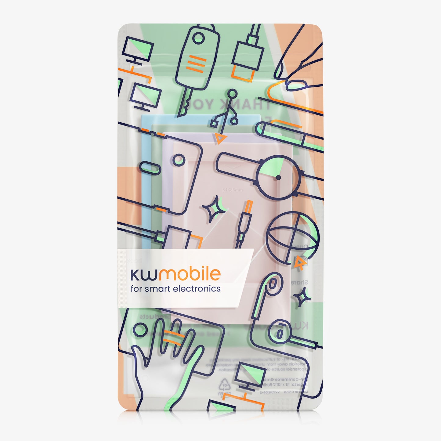 kwmobile Mini Bilderrahmen Set - Fotorahmen für Sofortbildkamera Fotos - Bilder Rahmen aus Kunststoff mit Standfunktion