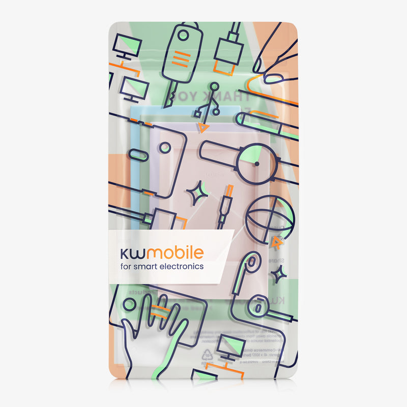 kwmobile Mini Bilderrahmen Set - Fotorahmen für Sofortbildkamera Fotos - Bilder Rahmen aus Kunststoff mit Standfunktion