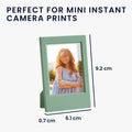 kwmobile Mini Bilderrahmen Set - Fotorahmen für Sofortbildkamera Fotos - Bilder Rahmen aus Kunststoff mit Standfunktion