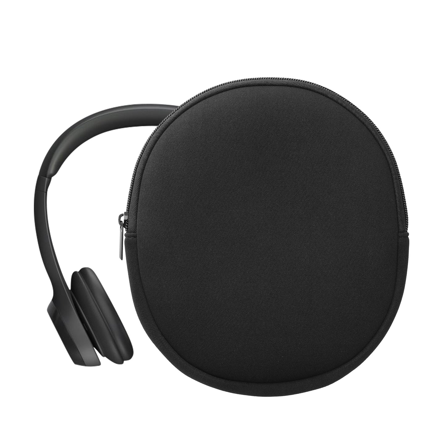 kwmobile Kopfhörer Tasche für H390 - Kopfhörer Case - Hülle Reise Beutel für Headset Headphones - Weiche Over Ear Schutzhülle