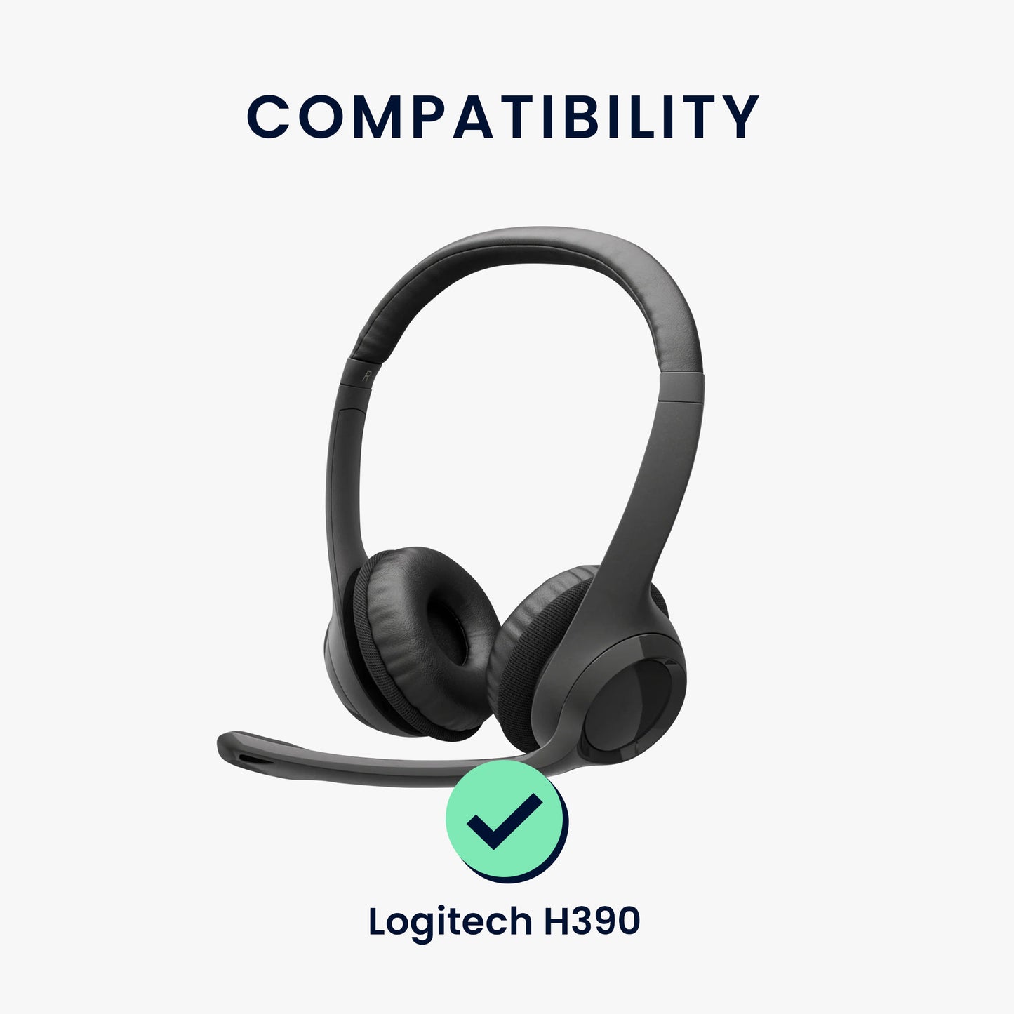 kwmobile Kopfhörer Tasche für H390 - Kopfhörer Case - Hülle Reise Beutel für Headset Headphones - Weiche Over Ear Schutzhülle