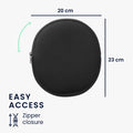 kwmobile Kopfhörer Tasche für H390 - Kopfhörer Case - Hülle Reise Beutel für Headset Headphones - Weiche Over Ear Schutzhülle