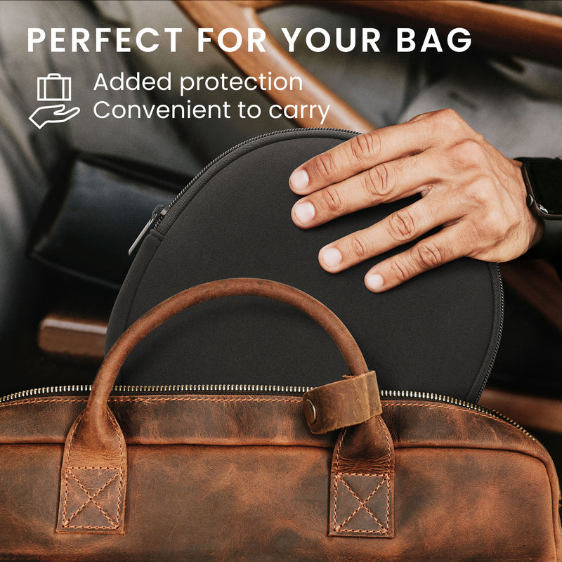 kwmobile Kopfhörer Tasche für H390 - Kopfhörer Case - Hülle Reise Beutel für Headset Headphones - Weiche Over Ear Schutzhülle