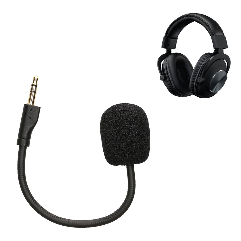 kwmobile Ersatz Kopfhörer Mikrofon kompatibel mit Logitech G Pro X Headset - Gaming Headphones Mikrofon mit 3,5 mm Klinkenstecker