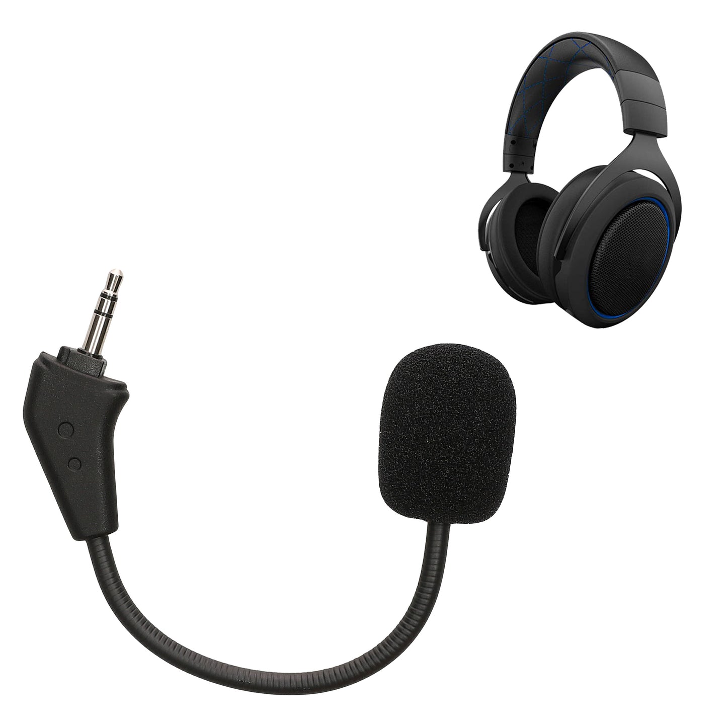 kwmobile Ersatz Kopfhörer Mikrofon kompatibel mit Corsair HS50 HS60 HS60 Pro HS70 HS70 Pro HS75 Headset - Gaming Headphones Mikrofon mit 3,5 mm Klinkenstecker