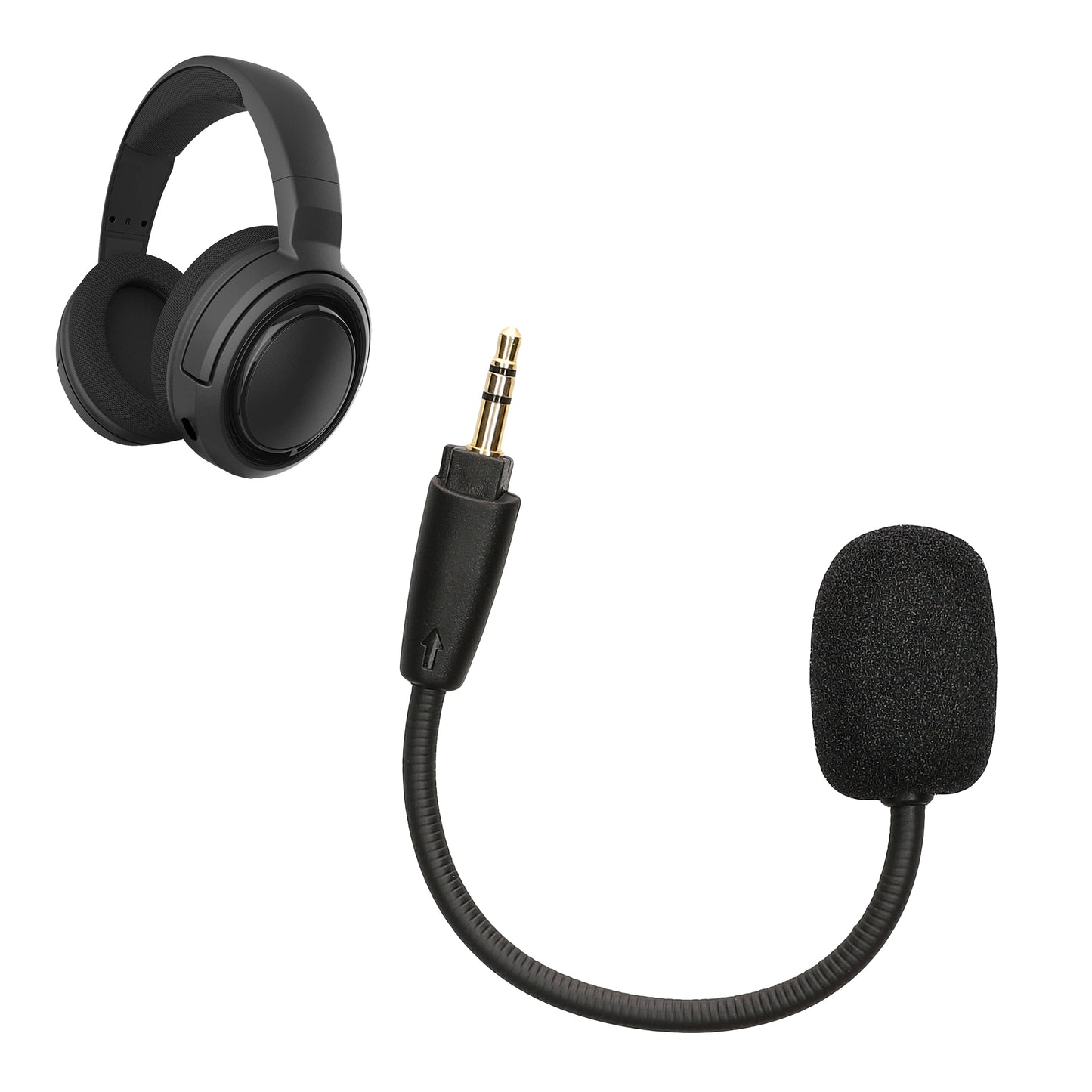 kwmobile Ersatz Kopfhörer Mikrofon kompatibel mit Corsair HS35 / HS45 Headset - Gaming Headphones Mikrofon mit 3,5 mm Klinkenstecker