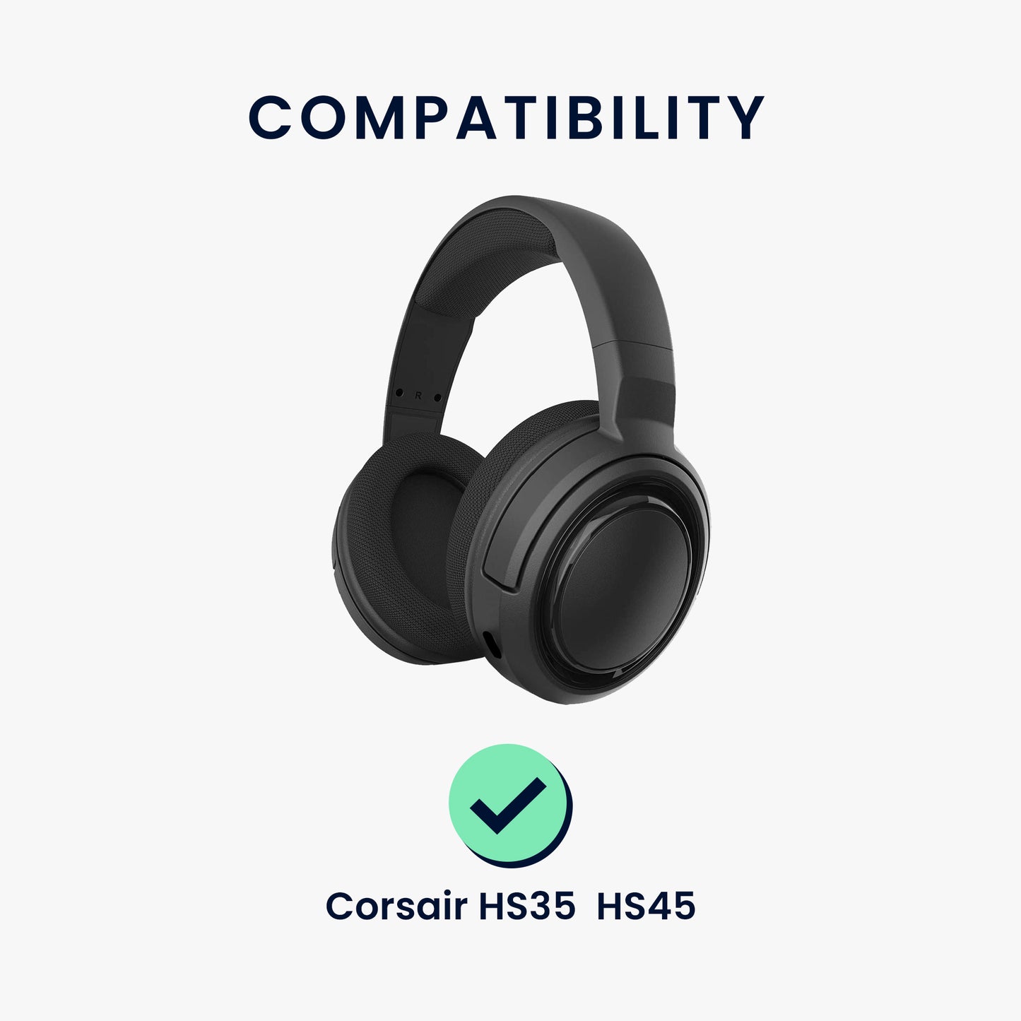 kwmobile Ersatz Kopfhörer Mikrofon kompatibel mit Corsair HS35 / HS45 Headset - Gaming Headphones Mikrofon mit 3,5 mm Klinkenstecker