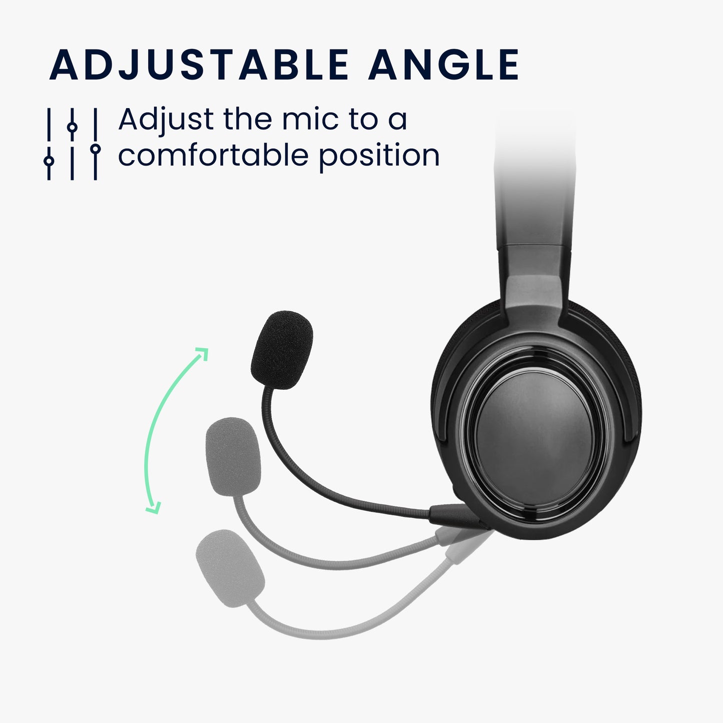 kwmobile Ersatz Kopfhörer Mikrofon kompatibel mit Corsair HS35 / HS45 Headset - Gaming Headphones Mikrofon mit 3,5 mm Klinkenstecker