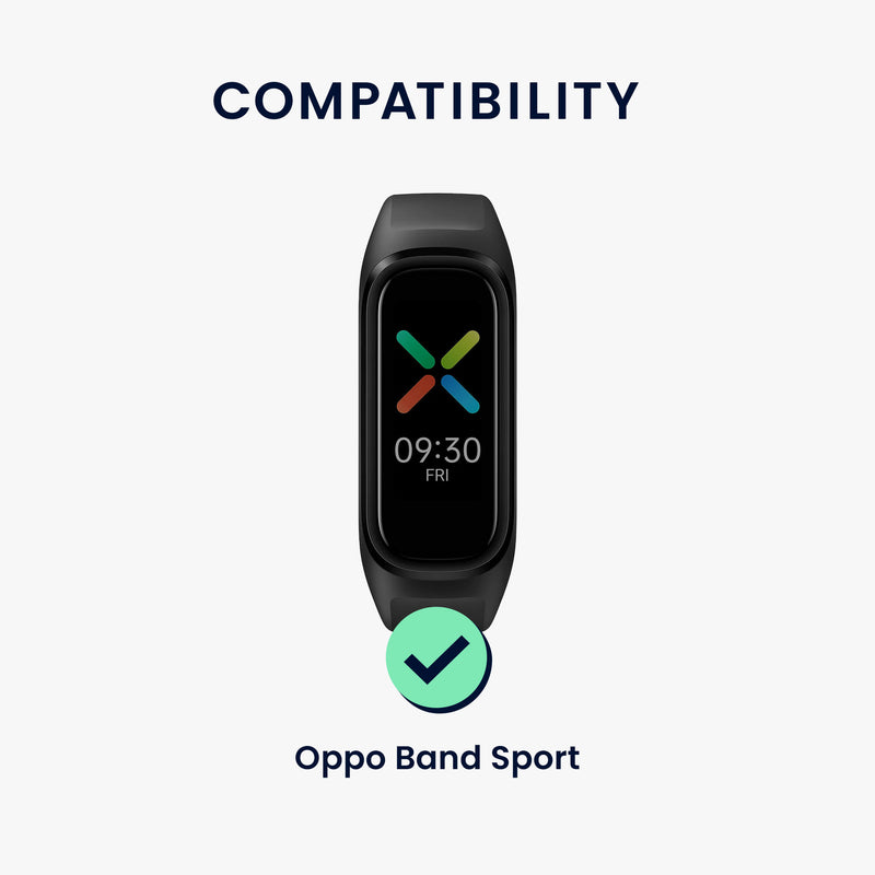 kwmobile Sportarmband kompatibel mit Oppo Band Smartwatch Armband Großes Set