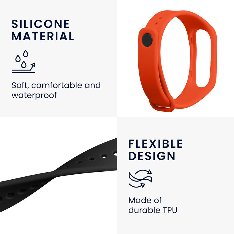 kwmobile Sportarmband kompatibel mit Oppo Band Smartwatch Armband Großes Set
