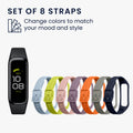 kwmobile Sportarmband kompatibel mit Samsung Galaxy Fit 2 Armband Großes Set Smartwatch Armband