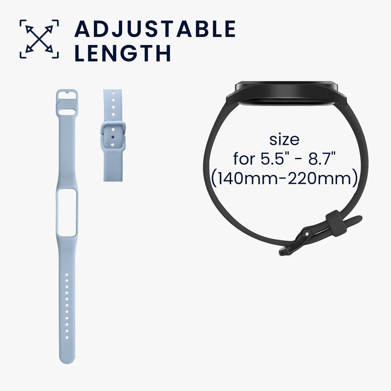 kwmobile Sportarmband kompatibel mit Samsung Galaxy Fit 2 Armband Großes Set Smartwatch Armband