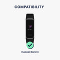 kwmobile Sportarmband kompatibel mit Huawei Band 4 Armband Großes Set Smartwatch Armband