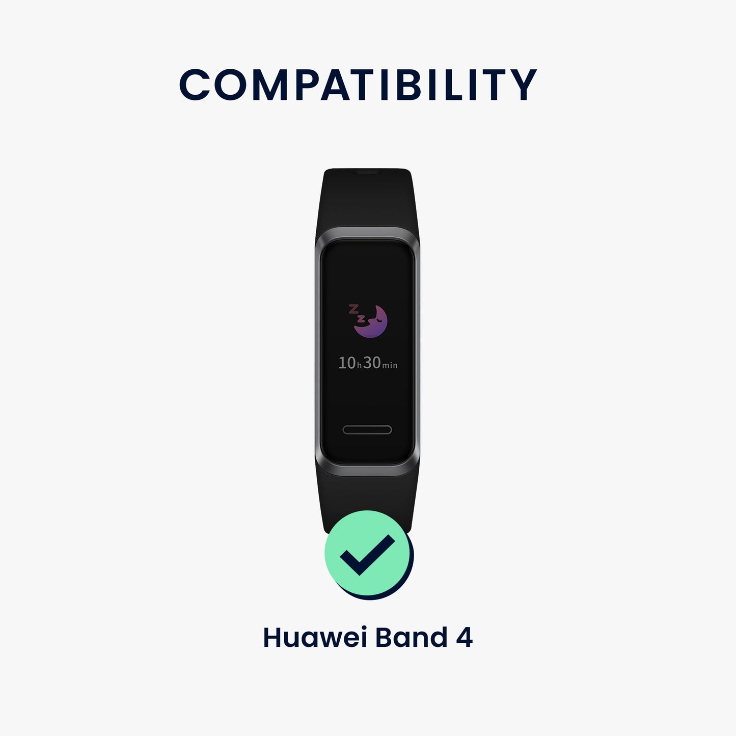 kwmobile Sportarmband kompatibel mit Huawei Band 4 Armband Großes Set Smartwatch Armband
