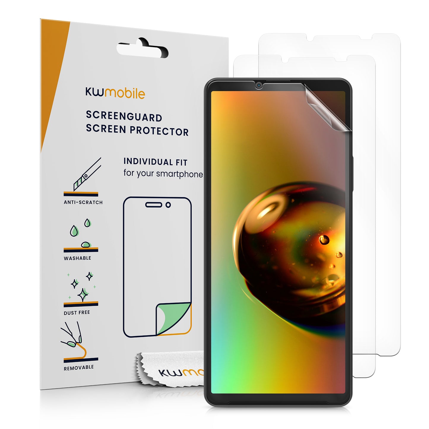 3x Folie kristallklar für Sony Xperia 10 V