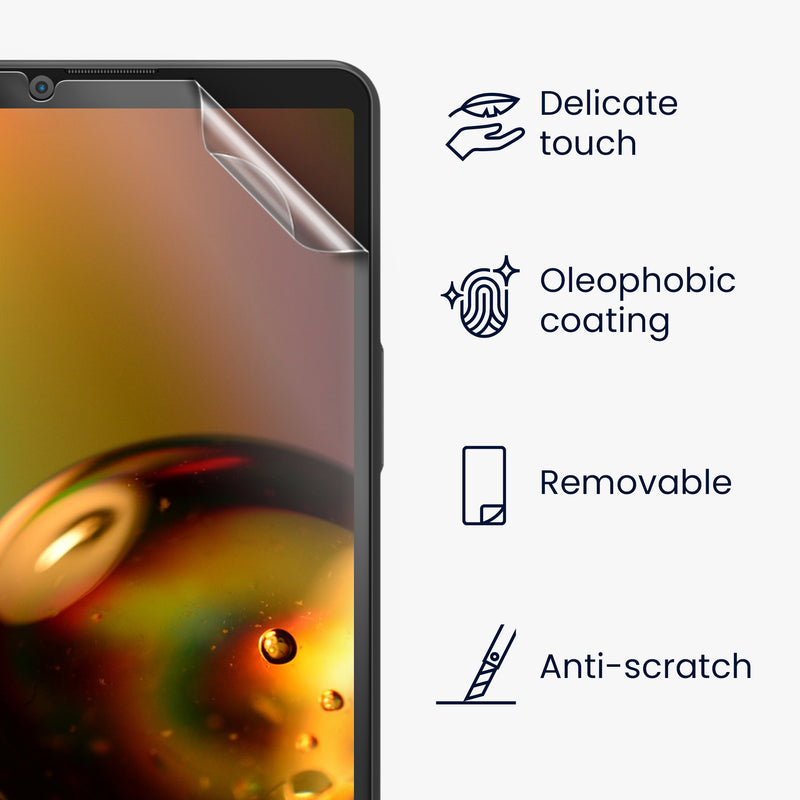 3x Folie kristallklar für Sony Xperia 10 V