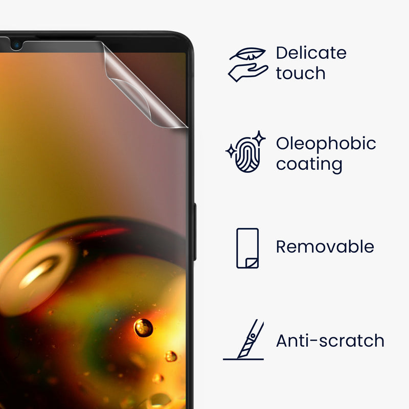 6x Folie kristallklar für Sony Xperia 1 V