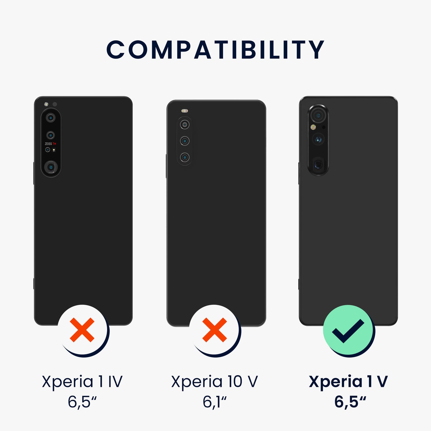 6x Folie kristallklar für Sony Xperia 1 V