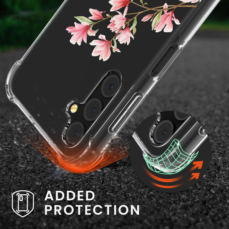 kwmobile Necklace Case kompatibel mit Samsung Galaxy A14 5G Hülle Silikon Cover mit Handykette
