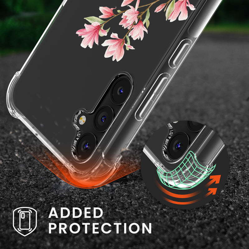kwmobile Necklace Case kompatibel mit Samsung Galaxy A34 5G Hülle Silikon Cover mit Handykette