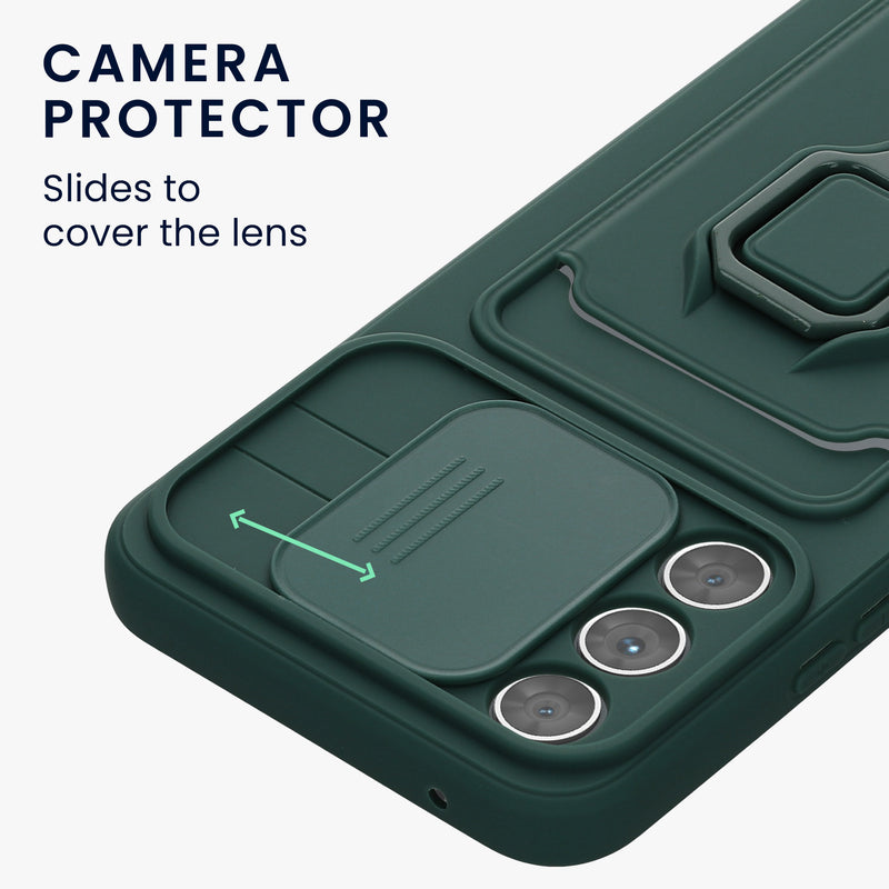 kwmobile Handyhülle kompatibel mit Samsung Galaxy A54 5G - Softcase mit Kameraschutz - Kartenfach