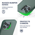 kwmobile Hülle kompatibel mit Apple iPhone 14 Pro Max mit TPU Bumper und ausklappbarem Ständer
