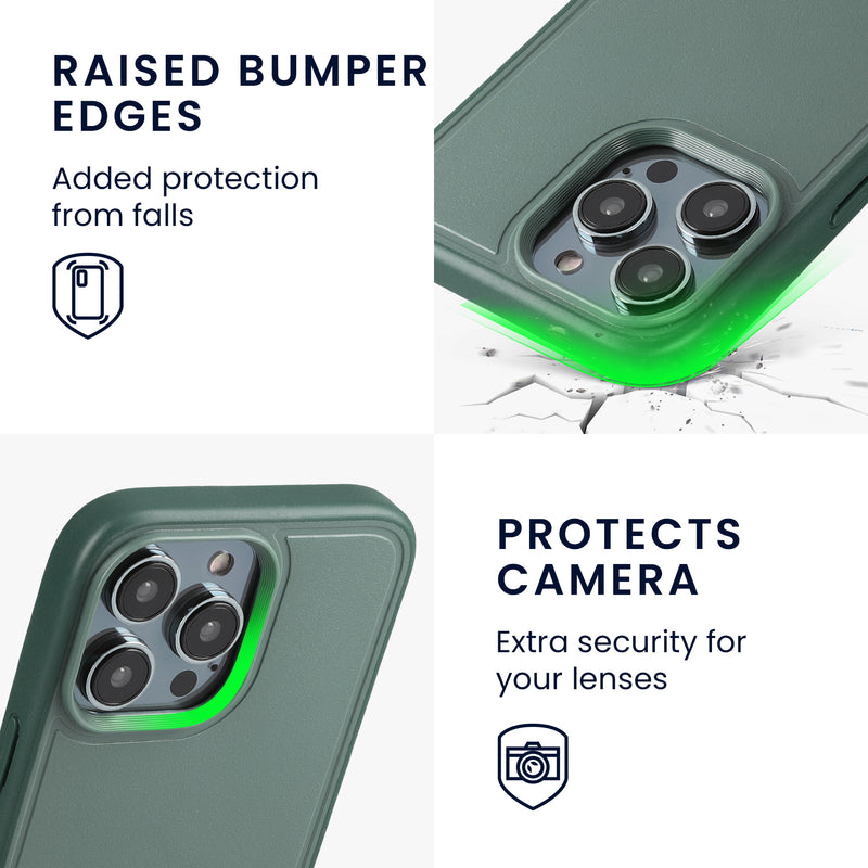 kwmobile Hülle kompatibel mit Apple iPhone 14 Pro Max mit TPU Bumper und ausklappbarem Ständer