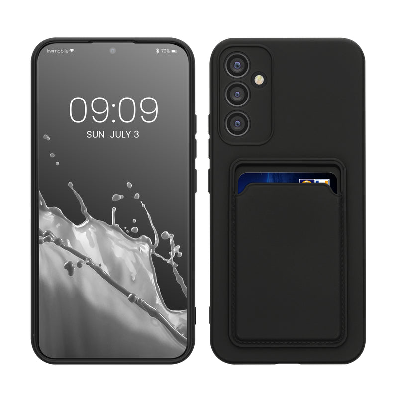 kwmobile Handyhülle kompatibel mit Samsung Galaxy A34 5G - Handy Cover mit Fach für Karten