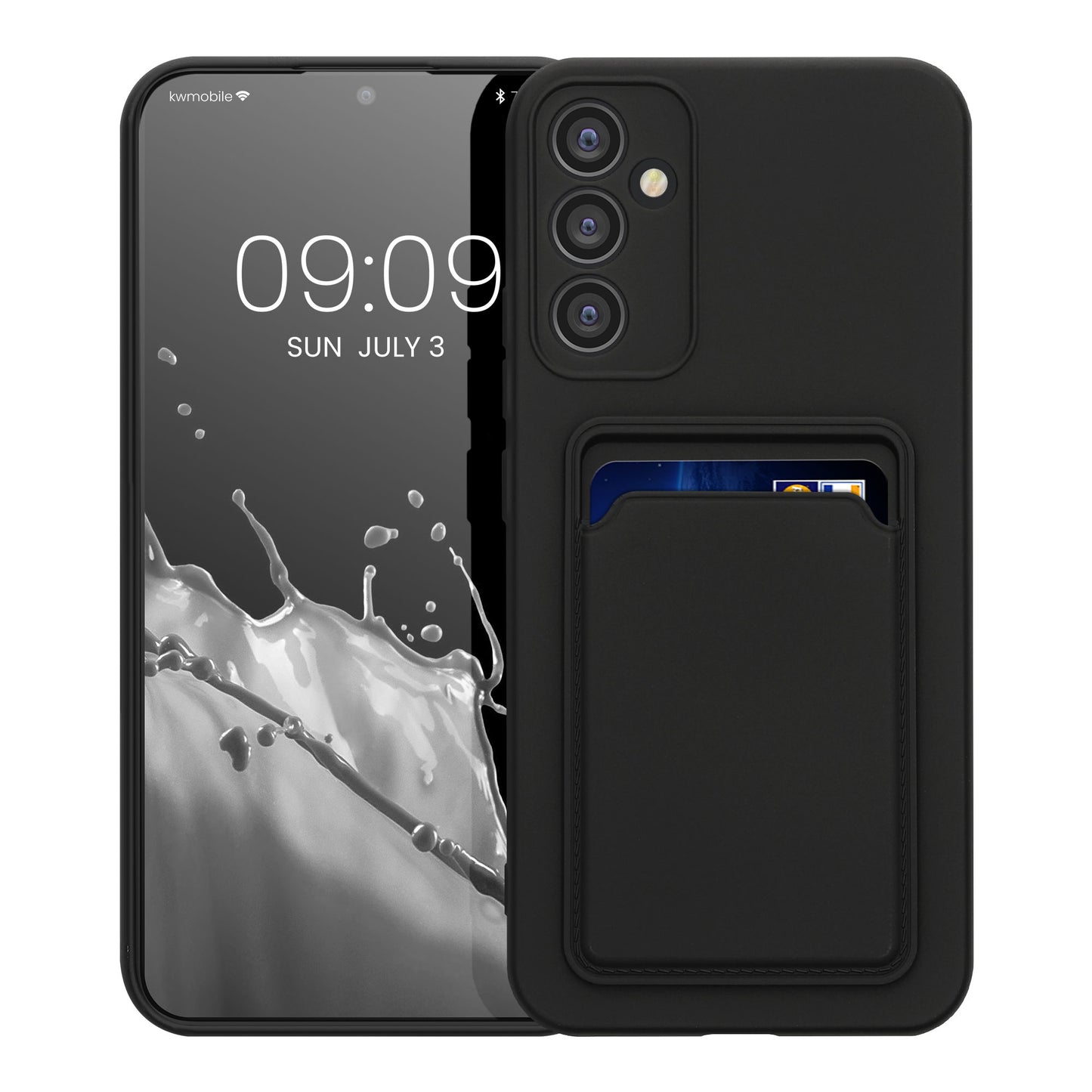 kwmobile Handyhülle kompatibel mit Samsung Galaxy A34 5G - Handy Cover mit Fach für Karten
