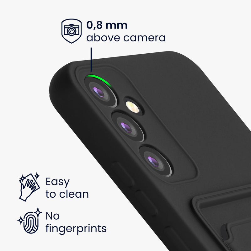 kwmobile Handyhülle kompatibel mit Samsung Galaxy A34 5G - Handy Cover mit Fach für Karten