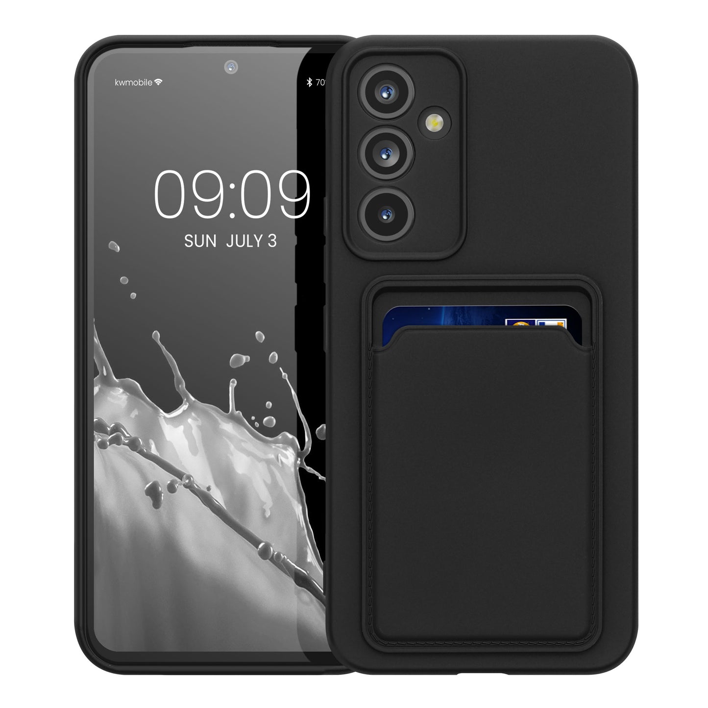kwmobile Handyhülle kompatibel mit Samsung Galaxy A54 5G mit Fach für Karten