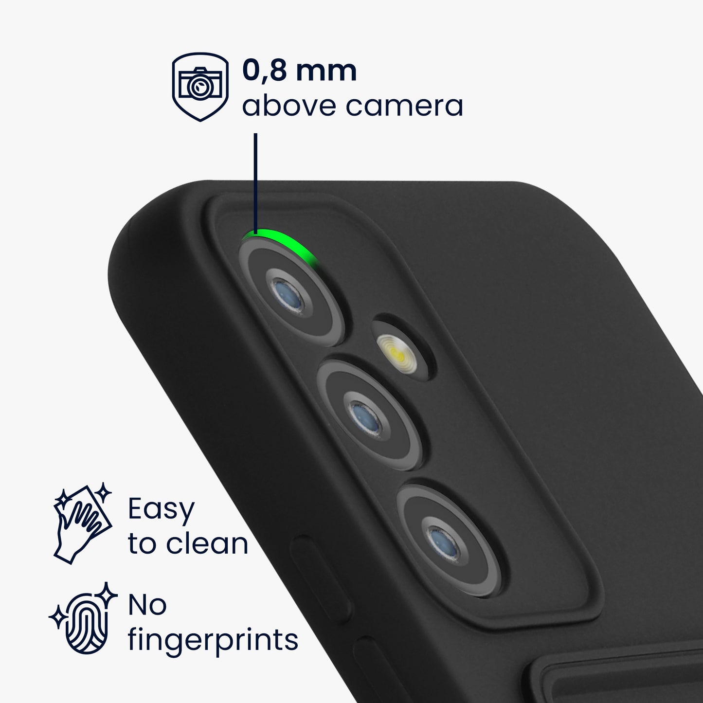 kwmobile Handyhülle kompatibel mit Samsung Galaxy A54 5G mit Fach für Karten