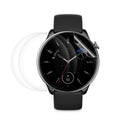 kwmobile 3x Transparente Displayschutzfolie kompatibel mit Huami Amazfit GTR Mini - Schutzfolie für Fitness Tracker Displayschutz Transparent  