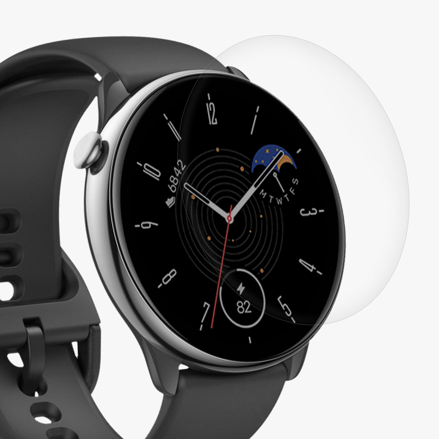 kwmobile Displayschutzfolie kompatibel mit Huami Amazfit GTR Mini Schutzfolie für Fitness Tracker Displayschutz