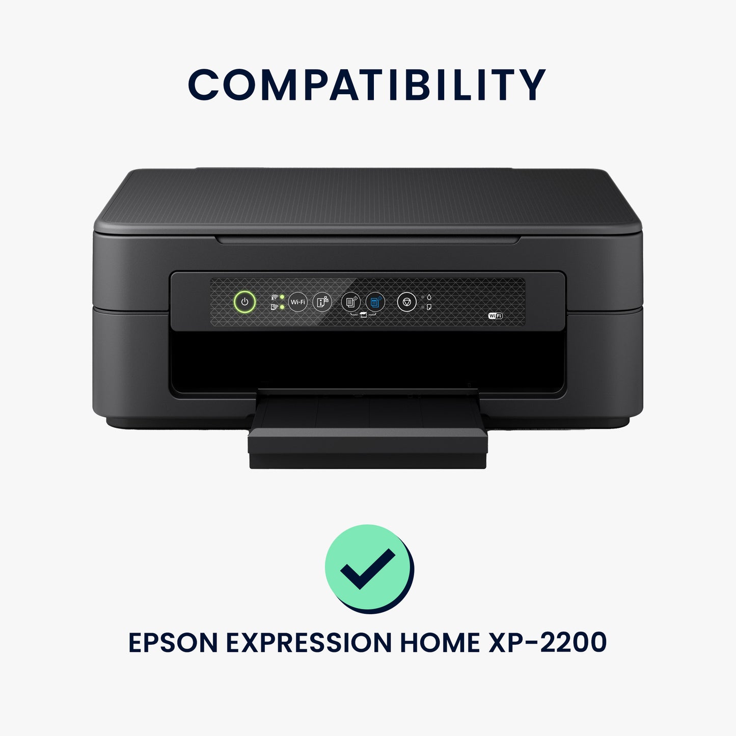 kwmobile Cover kompatibel mit Epson Expression Home XP-2200 / XP-2205 / Brother T580DW - Tasche Hülle Drucker - Staubschutzhülle Schutzhaube Schutzhülle