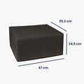 kwmobile Cover kompatibel mit HP OfficeJet Pro 8025e - Tasche Hülle Drucker - Staubschutzhülle Schutzhaube Schutzhülle