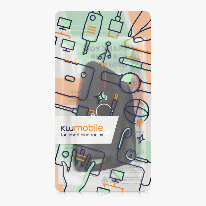kwmobile Autoschlüssel Schutzhülle kompatibel mit BMW 3-Tasten Smart Key Autoschlüssel Hülle