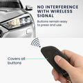 kwmobile Autoschlüssel Hülle kompatibel mit BMW 3-Tasten Smart Key Autoschlüssel Kunstleder Schutzhülle Schlüsselhülle Cover