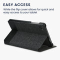 kwmobile Schutzhülle kompatibel mit Lenovo Tab M8 (Gen 4) - Hülle Slim - Tablet Cover Case mit Ständer