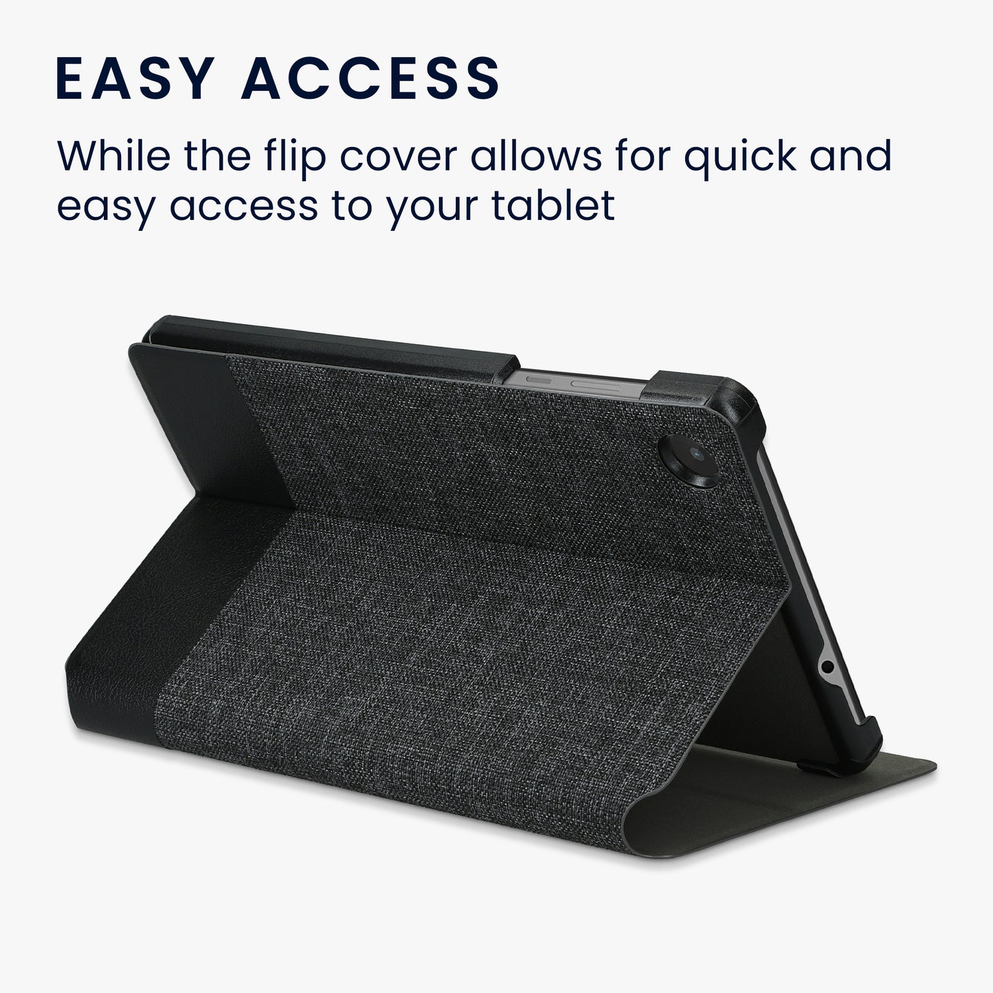 kwmobile Schutzhülle kompatibel mit Lenovo Tab M8 (Gen 4) - Hülle Slim - Tablet Cover Case mit Ständer