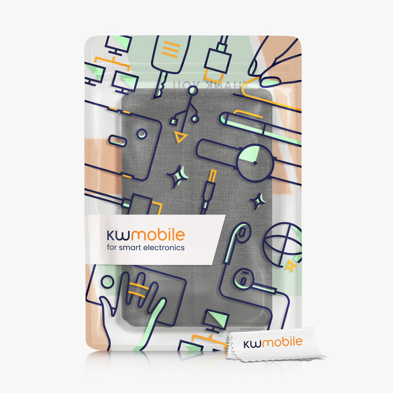 kwmobile Schutzhülle kompatibel mit Lenovo Tab M8 (Gen 4) - Hülle Slim - Tablet Cover Case mit Ständer